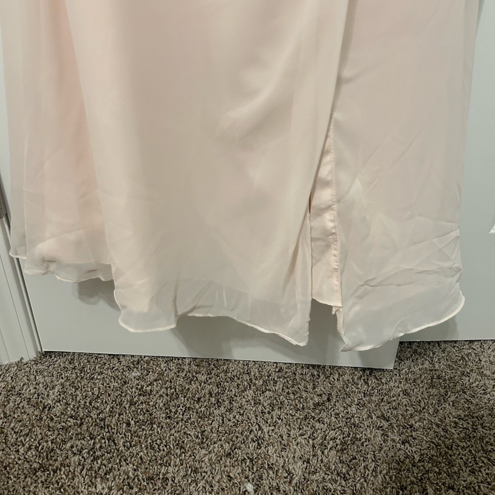 Azazie x Barbie Sweetheart Pleated Ruffle Chiffon Mermaid Dress - Picture 10 of 13